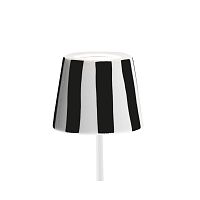 Абажур Poldina d13 cm Black stripes