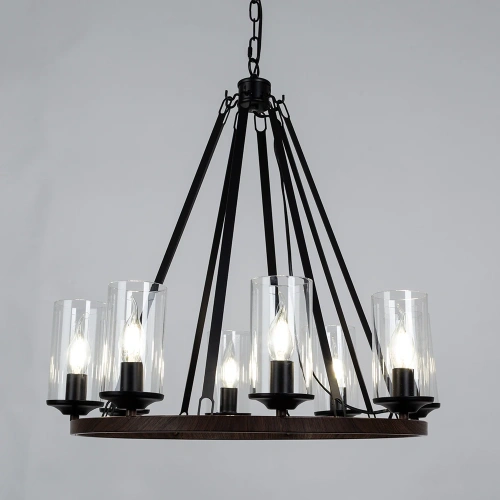 Подвесная люстра Arte Lamp DALIM A7014SP-8BK фото 2 Подвесная люстра Arte Lamp DALIM A7014SP-8BK фото 2