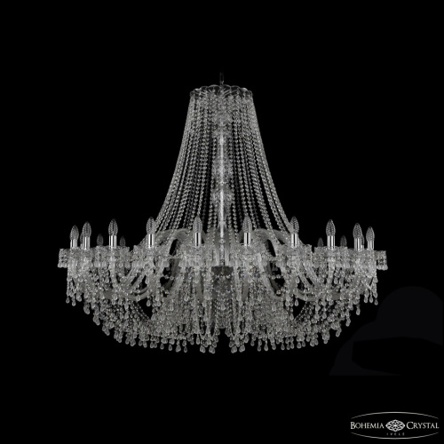 Люстра хрустальная 1410/24/530 Ni V0300 Bohemia Ivele Crystal (Богемия Ивеле Кристалл)