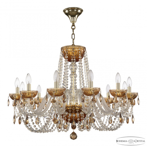 Люстра хрустальная 5402/12/300 G Amber/M-1G K721 Bohemia Ivele Crystal (Богемия Ивеле Кристалл) Люстра хрустальная 5402/12/300 G Amber/M-1G K721 Bohemia Ivele Crystal (Богемия Ивеле Кристалл)