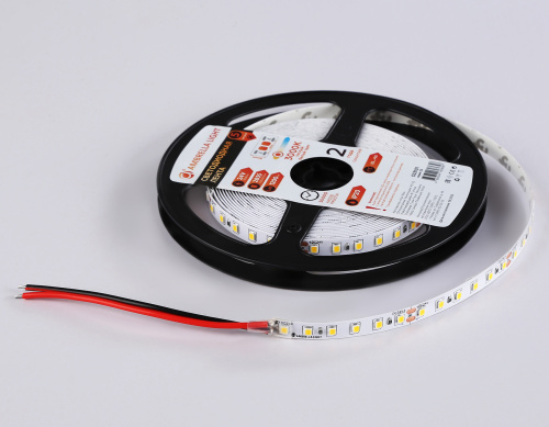 Светодиодная лента 24В 2835 120Led 10Вт/м 3000K IP20 5м фото 7