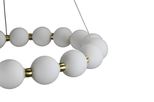 Люстра подвесная латунь LED 80Вт D64см Zortes KRANZ ZRS.1585.18 фото 3