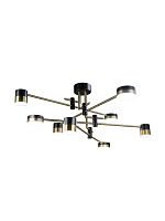 Люстра подвесная черная LED 80Вт D100см Zortes LUNAR ZRS.1805.08