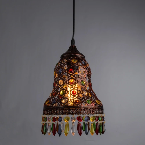 Подвесной светильник Arte Lamp MAHARAJA A7079SP-1CK фото 2