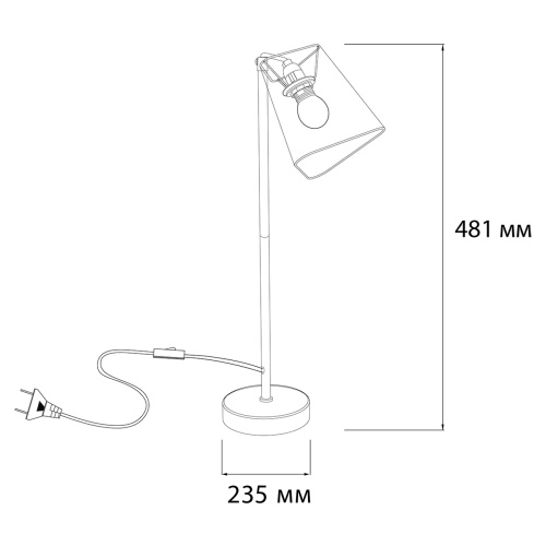 Настольный светильник Escada 10185/L E14*40W Black фото 2