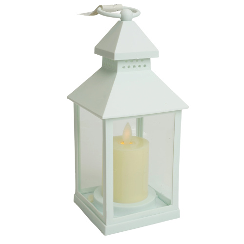 Световая фигура Свеча "Волшебный фонарь" 1LED 2700K, батарейки 3*ААА, 22см, белый, LT133 фото 3