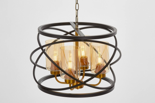 Подвесной светильник Lumina Deco LDP 8004-4 BK+MD фото 4 Подвесной светильник Lumina Deco LDP 8004-4 BK+MD фото 4