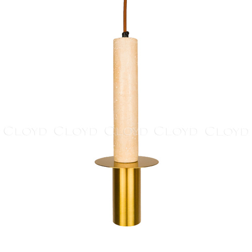 Подвесной светильник Cloyd CLARNET-C P1 / выс. 33 см - травертин (арт.11542) фото 3 Подвесной светильник Cloyd CLARNET-C P1 / выс. 33 см - травертин (арт.11542) фото 3