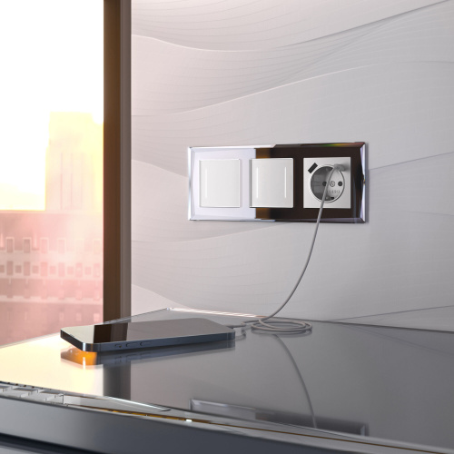 Умный сенсорный выключатель одноклавишный (белый) W4513001 фото 5 Умный сенсорный выключатель одноклавишный (белый) W4513001 фото 5