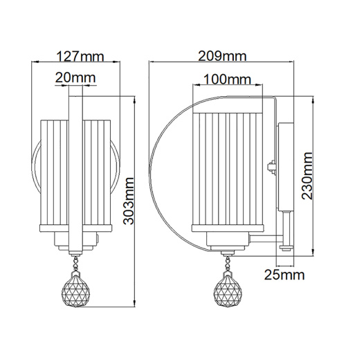 Бра Elstead Lighting, Арт. CASSIE1 фото 3