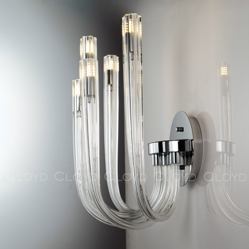 Бра Cloyd AEDA W5 / шир. 35 см - хром (арт.20465) фото 2 Бра Cloyd AEDA W5 / шир. 35 см - хром (арт.20465) фото 2