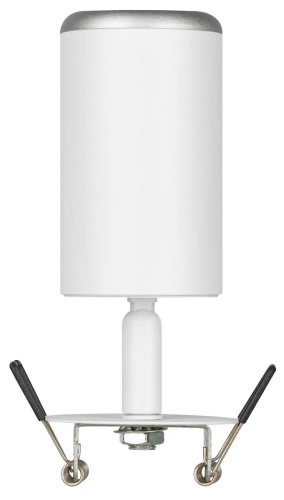 Светильник встраиваемый алюминиевый ЭРА KL106 WH/SL под лампу MR16 GU10 белый/серебро матовый Б0061634 фото 10