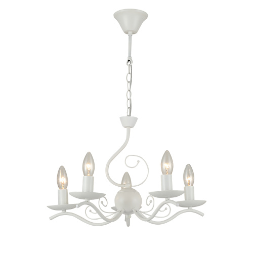 Подвесной светильник Escada 2103/5S E14*40W Antique white Подвесной светильник Escada 2103/5S E14*40W Antique white