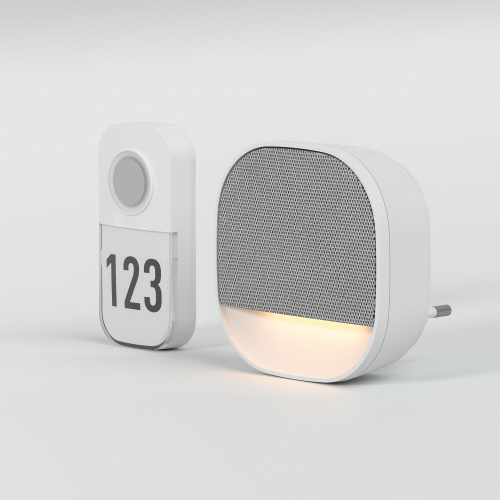 Звонок беспроводной 36M IP20 DBQ30M WL белый Звонок беспроводной 36M IP20 DBQ30M WL белый