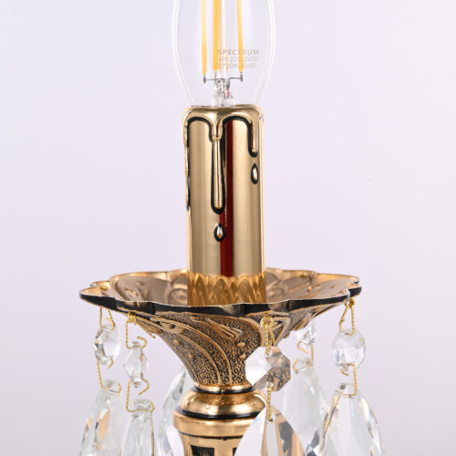 Настольная лампа AL77200L/1-25 GB Bohemia Ivele Crystal (Богемия Ивеле Кристалл) фото 4