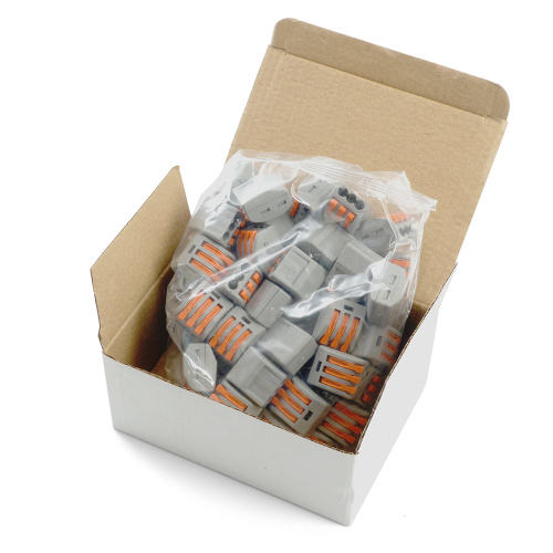 Клемма строительно-монтажная 3-проводная STEKKER, LD222-413 фото 2