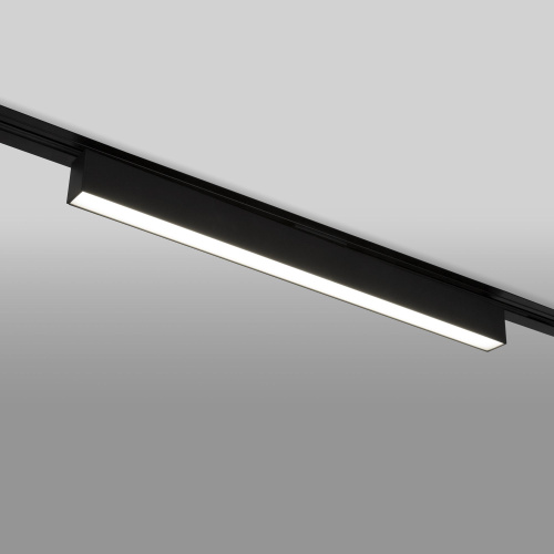 Трековый светодиодный светильник для однофазного шинопровода X-Line 20W 4200K черный матовый X-Line черный матовый 20W 4200K (LTB54) однофазный фото 4