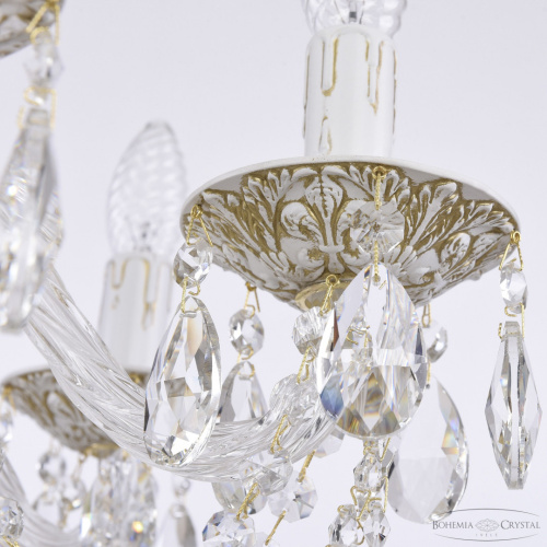 Люстра с хрустальными подвесками AL16302/6/160 WMG Bohemia Ivele Crystal (Богемия Ивеле Кристалл) фото 3