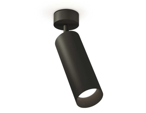 Комплект накладного светильника Ambrella light Techno Spot XM6343002 SBK/PBK черный песок/черный полированный (A2210, C6343, N6131)