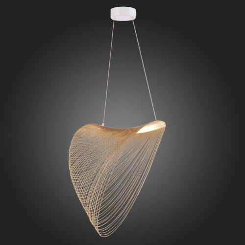 SL6900.503.24 Светильник подвесной ST-Luce Белый/Древесный LED 1*24W 4000K FOSSIL фото 5