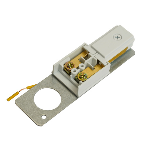 Cоединитель - коннектор для шинопровода, белый, LD1022 фото 6