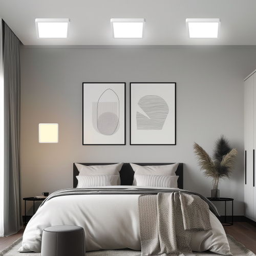 Citilux Бейсик CL738K180V LED Светильник накладной Белый фото 15 Citilux Бейсик CL738K180V LED Светильник накладной Белый фото 15