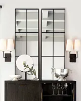 Зеркало в форме окна "Брюстер"