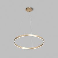 Светильник подвесной RAYDIA, 40 Вт, 3000–4000К, ?600?1500 мм, металл+акрил, матовое золото, свет вве