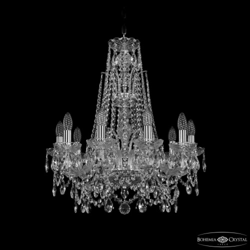 Люстра хрустальная 1411/10/195/XL-65 Ni Bohemia Ivele Crystal (Богемия Ивеле Кристалл) Люстра хрустальная 1411/10/195/XL-65 Ni Bohemia Ivele Crystal (Богемия Ивеле Кристалл)