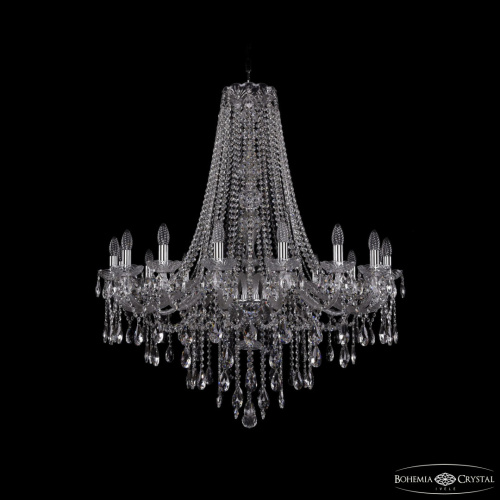 Люстра хрустальная 1415/16/360/h-112 Ni