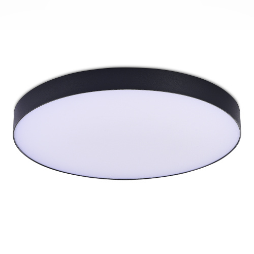 ST606.432.96 Светильник потолочный Черный LED 1*96W 3000K 8 640Lm Ra>85 120° IP20 D600xH55 185-265V Накладные светильники фото 2