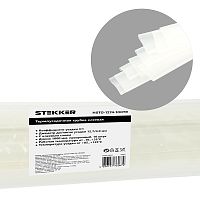 Термоусадочная трубка клеевая STEKKER HSTG-1274-100TR, длина 100 см., коэф. усадки 3:1, прозрачный