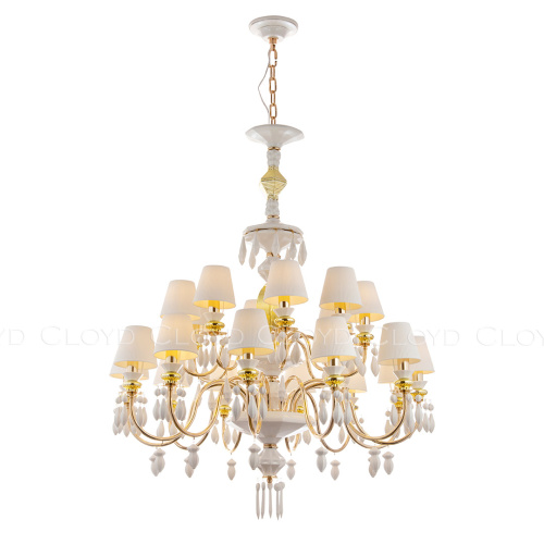 Люстра Cloyd LOTTIE-B C20 / Ø92 см- бел.-золотая керамика (арт.11400) фото 5 Люстра Cloyd LOTTIE-B C20 / Ø92 см- бел.-золотая керамика (арт.11400) фото 5