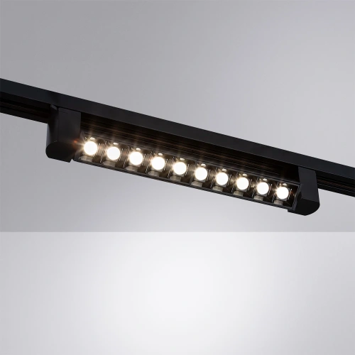 Трековый светильник Arte Lamp FLASH A4575PL-1BK фото 2