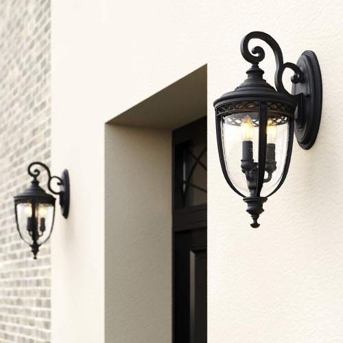 Настенный фонарь Feiss FE-EB2-L-BLK фото 6