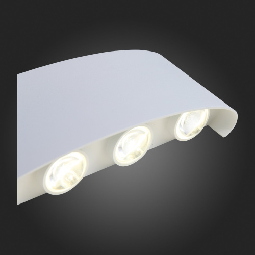 SL089.501.08 Светильник уличный настенный ST-Luce Белый кварцевый LED 8*1W 4000K BISELLO фото 5
