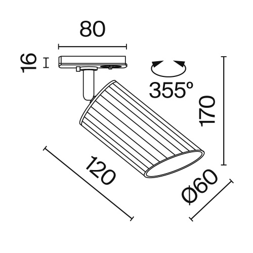 Трековый светильник Technical TR087-1-GU10-B фото 3 Трековый светильник Technical TR087-1-GU10-B фото 3