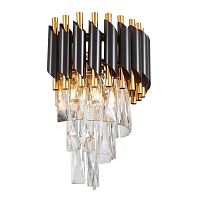 Бра Lumina Deco Funneli LDW 6003-2 BK+F.GD