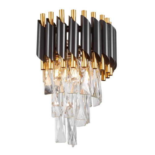 Бра Lumina Deco Funneli LDW 6003-2 BK+F.GD