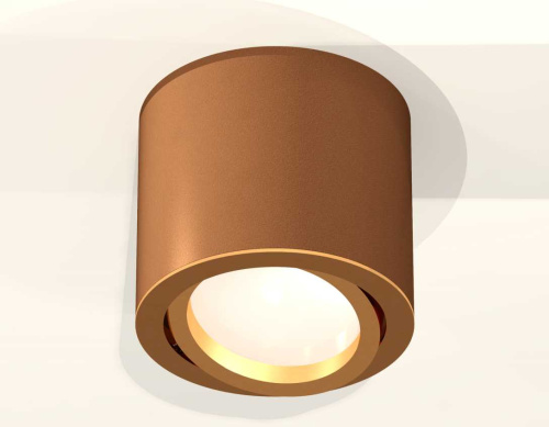 Комплект накладного светильника Ambrella light Techno Spot XS7404001 SCF/PYG кофе песок/золото желтое полированное (C7404, N7004) фото 2