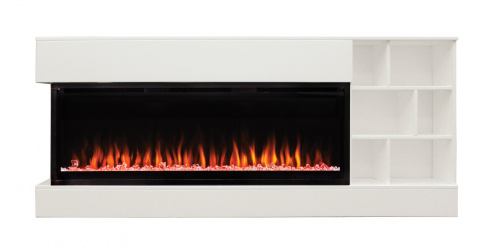 Электрокамин RealFlame Dixon 50 WT белый с Saphir 50, белый дуб Электрокамин RealFlame Dixon 50 WT белый с Saphir 50, белый дуб
