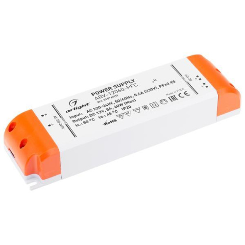 Блок питания Arlight HTS-100-12-FA 12V 60W IP20 5A 015761(1) Блок питания Arlight HTS-100-12-FA 12V 60W IP20 5A 015761(1)