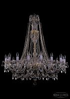 Люстра хрустальная 1411/16/400/XL-115 G Bohemia Ivele Crystal (Богемия Ивеле Кристалл)
