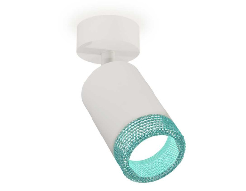 Комплект накладного светильника Ambrella light Techno Spot XM6312004 SWH/BL белый песок/голубой (A2202, C6312, N6153)