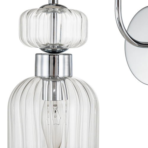 Настенный светильник Escada 1141/1A E14*60W Chrome/Clear фото 5 Настенный светильник Escada 1141/1A E14*60W Chrome/Clear фото 5