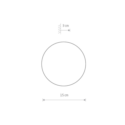 Настенный светильник Nowodvorski Ring Led S Black 7634 фото 3