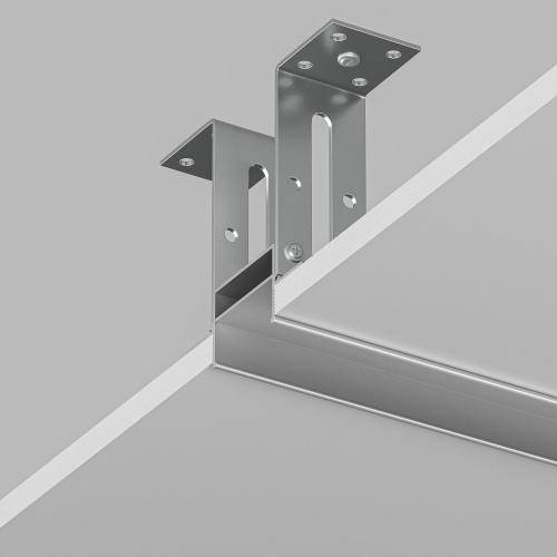 TR3020-AL Закладной профиль для встраиваемого монтажа однофазного трека 2м фото 3