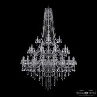 Люстра хрустальная 1415/20+10+5/530/h-231/3d Ni