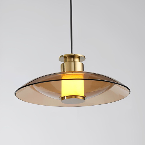 Подвесной светильник 8665P/L gold/amber фото 2