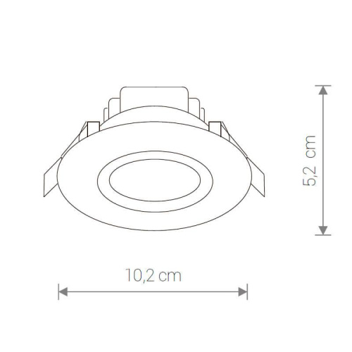 Встраиваемый светодиодный светильник Nowodvorski Helios 8992 фото 2